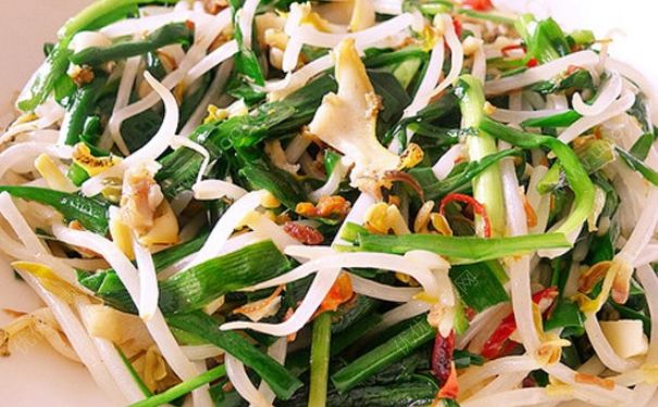 绿豆芽和韭菜一起炒能减肥吗 吃绿豆芽和韭菜能减肥吗